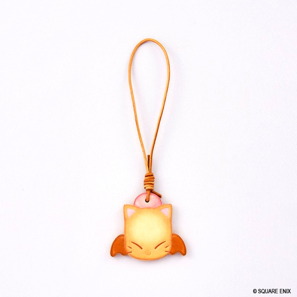 FINAL FANTASY XIV Fake Leather Charm (Buttery Mogbiscuit) [NEW]