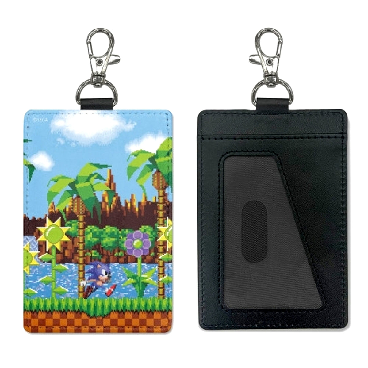 Sonic the Hedgehog 1991 Sonic the Hedgehog Pass Case (with Snap Hook) [NEW]