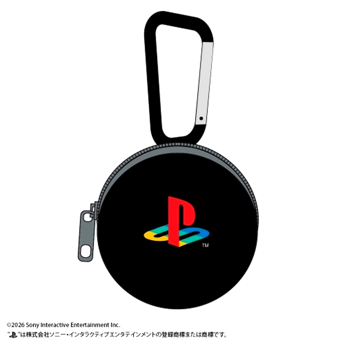 PlayStation Mini Pouch with Carabiner for PlayStation Family Mark (4 Color) [NEW]