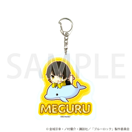 TV Anime Blue Lock Acrylic Keychain 19 / Meguru Bachira Animal Cushion ver. (Mini Character Illustration) [NEW]