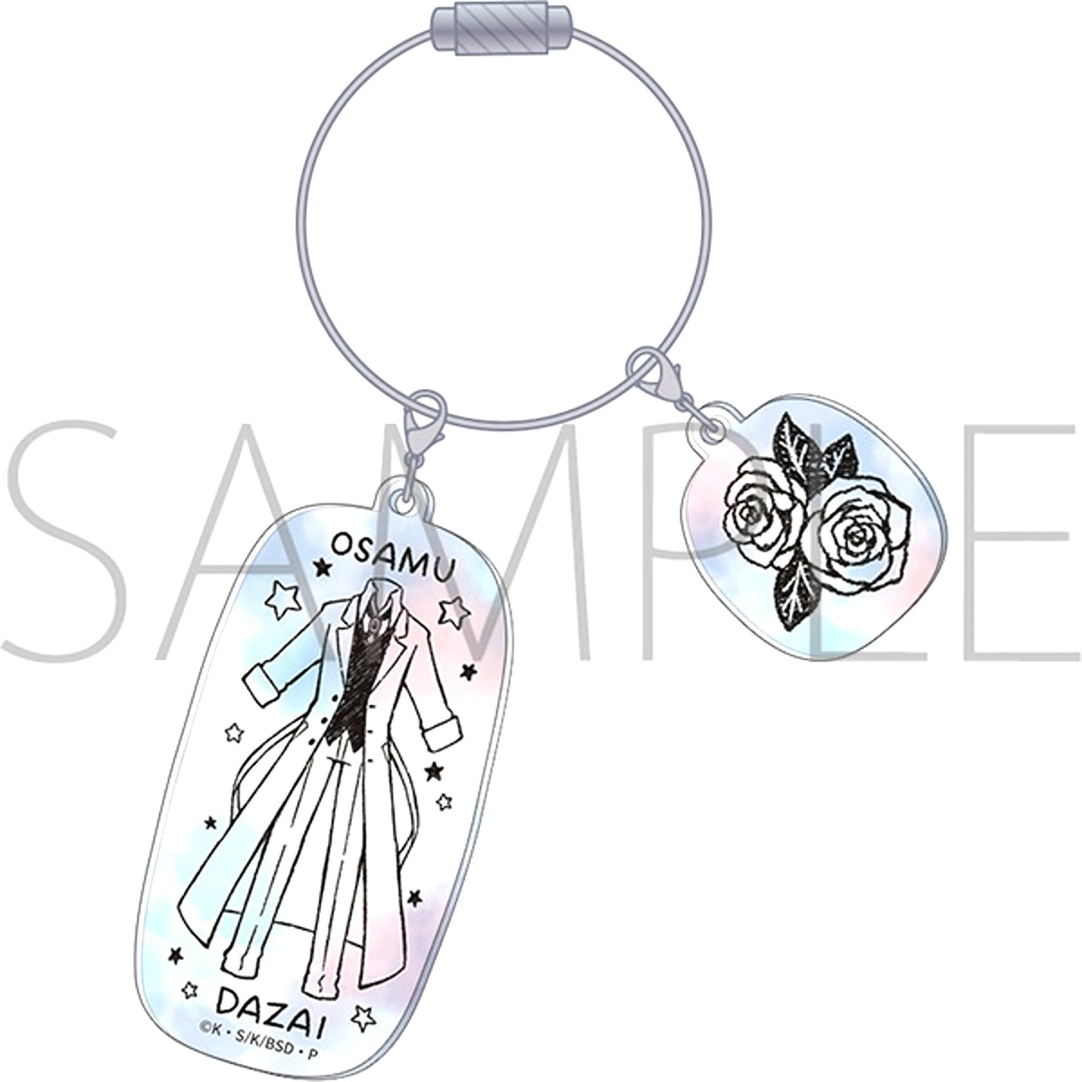 Bungo Stray Dogs Double Acrylic Keychain / Osamu Dazai [NEW]