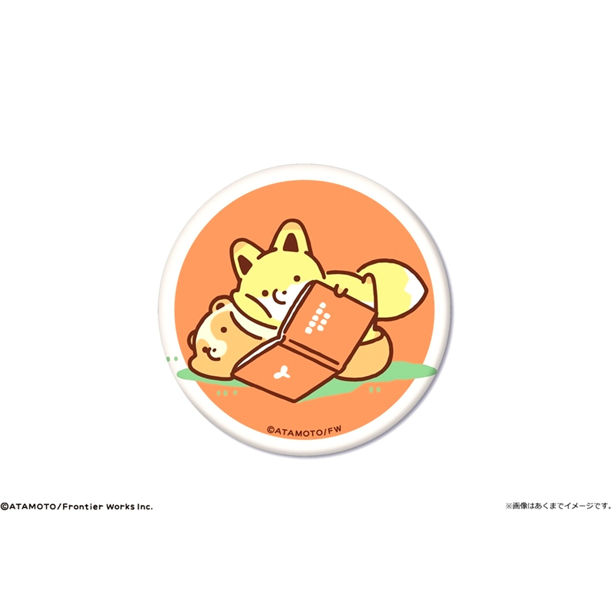 Tanuki to Kitsune Matte Can Badge Ready Stance Tanuki [NEW]