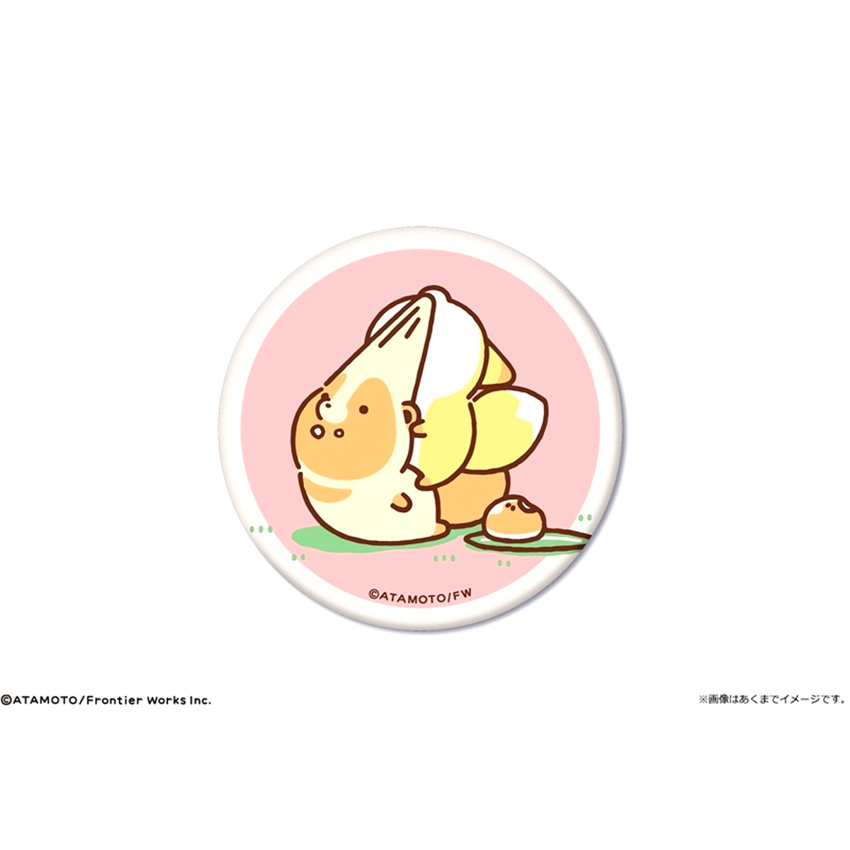 Tanuki to Kitsune Matte Can Badge Oooooo [NEW]