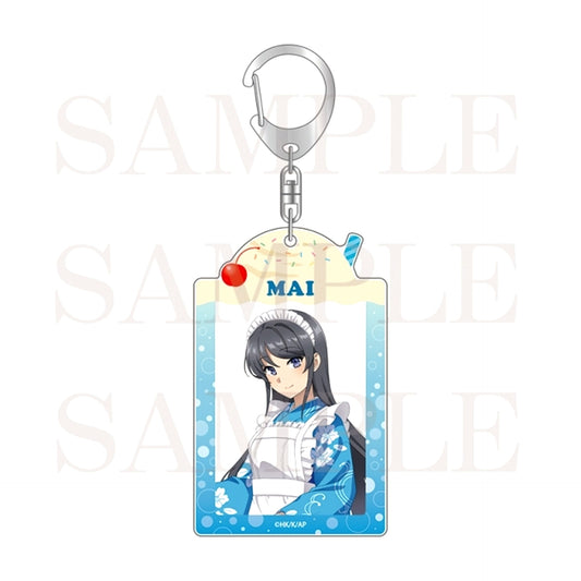 Theater Anime Rascal Does Not Dream of a Dear Friend Acrylic Charms (Mai Sakurajima) Goods - Charm [NEW]