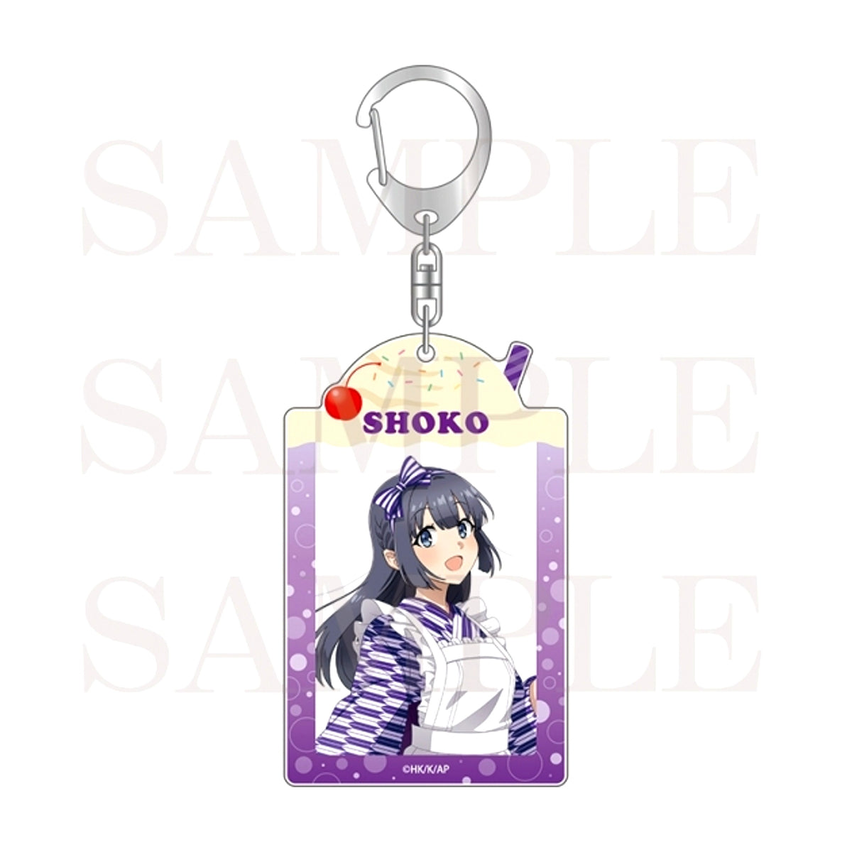 Theater Anime Rascal Does Not Dream of a Dear Friend Acrylic Charms (Shoko Makinohara) Goods - Charm [NEW]