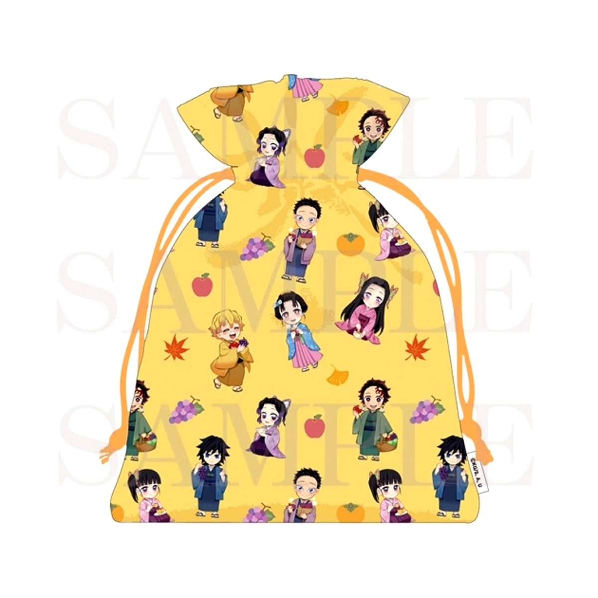 Demon Slayer: Kimetsu no Yaiba Drawstring Pouch [NEW]