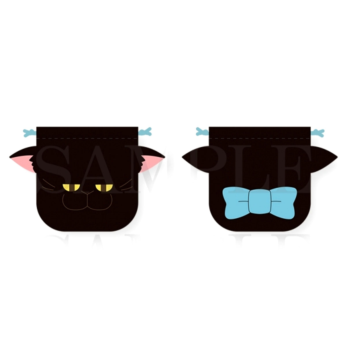 Inherit the Winds Kurosuke Plush Drawstring Pouch [NEW]