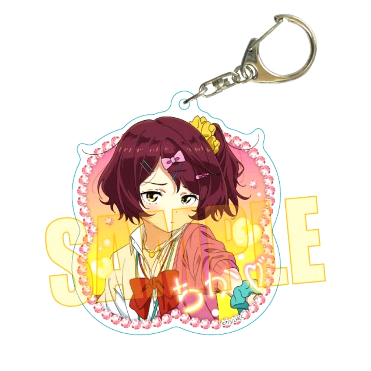 TV Anime Too Many Losing Heroines! Slightly Big Acrylic Keychain Chika Komari Heisei Gyaru ver. [NEW]