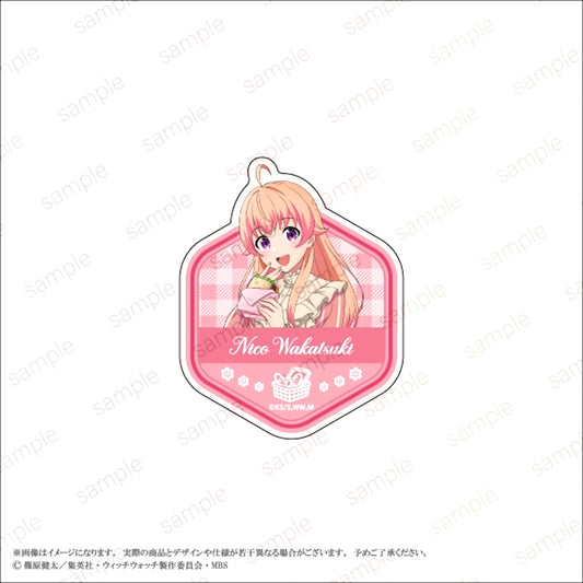 TV Anime Witch Watch Acrylic Badge < Nico Wakatsuki > Goods - Badge Eternorecit [NEW]