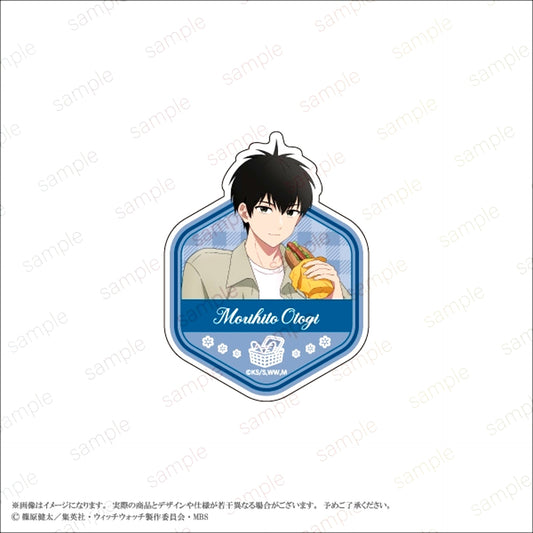 TV Anime Witch Watch Acrylic Badge < Morihito Otogi > Goods - Badge Eternorecit [NEW]