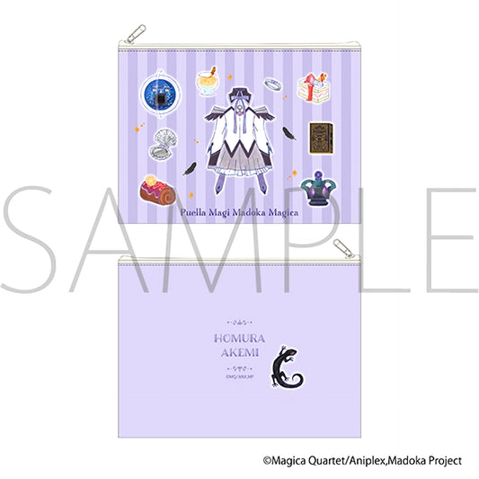 Puella Magi Madoka Magica Flat Pouch / Homura Akemi [NEW]