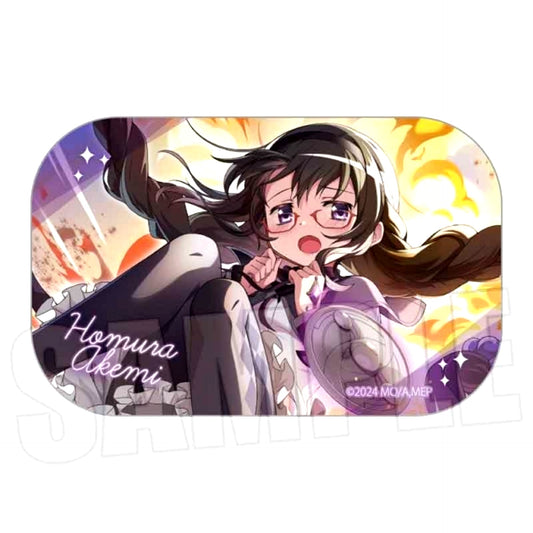Puella Magi Madoka Magica Magia Exedra Square Can Badge Homura Akemi (Reissue) [NEW]