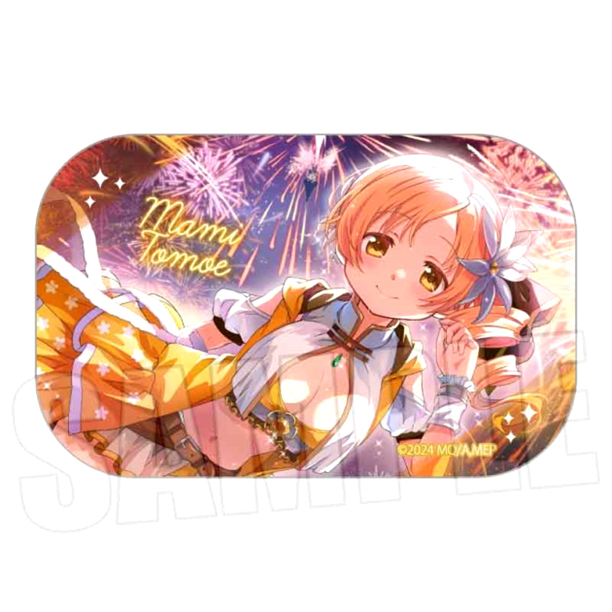 Puella Magi Madoka Magica Magia Exedra Square Can Badge Mami Tomoe (Reissue) [NEW]