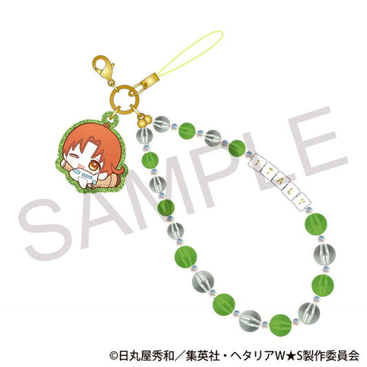 Hetalia World Stars After School Mates Beads Strap / Italy Nui Pal Skip [NEW]
