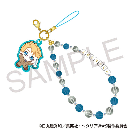 Hetalia World Stars After School Mates Beads Strap / America Nui Pal Skip [NEW]