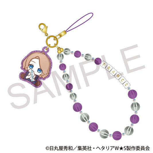 Hetalia World Stars After School Mates Beads Strap / France Nui Pal Skip [NEW]