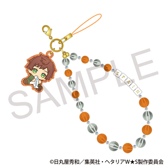 Hetalia World Stars After School Mates Beads Strap / Spain Nui Pal Skip [NEW]
