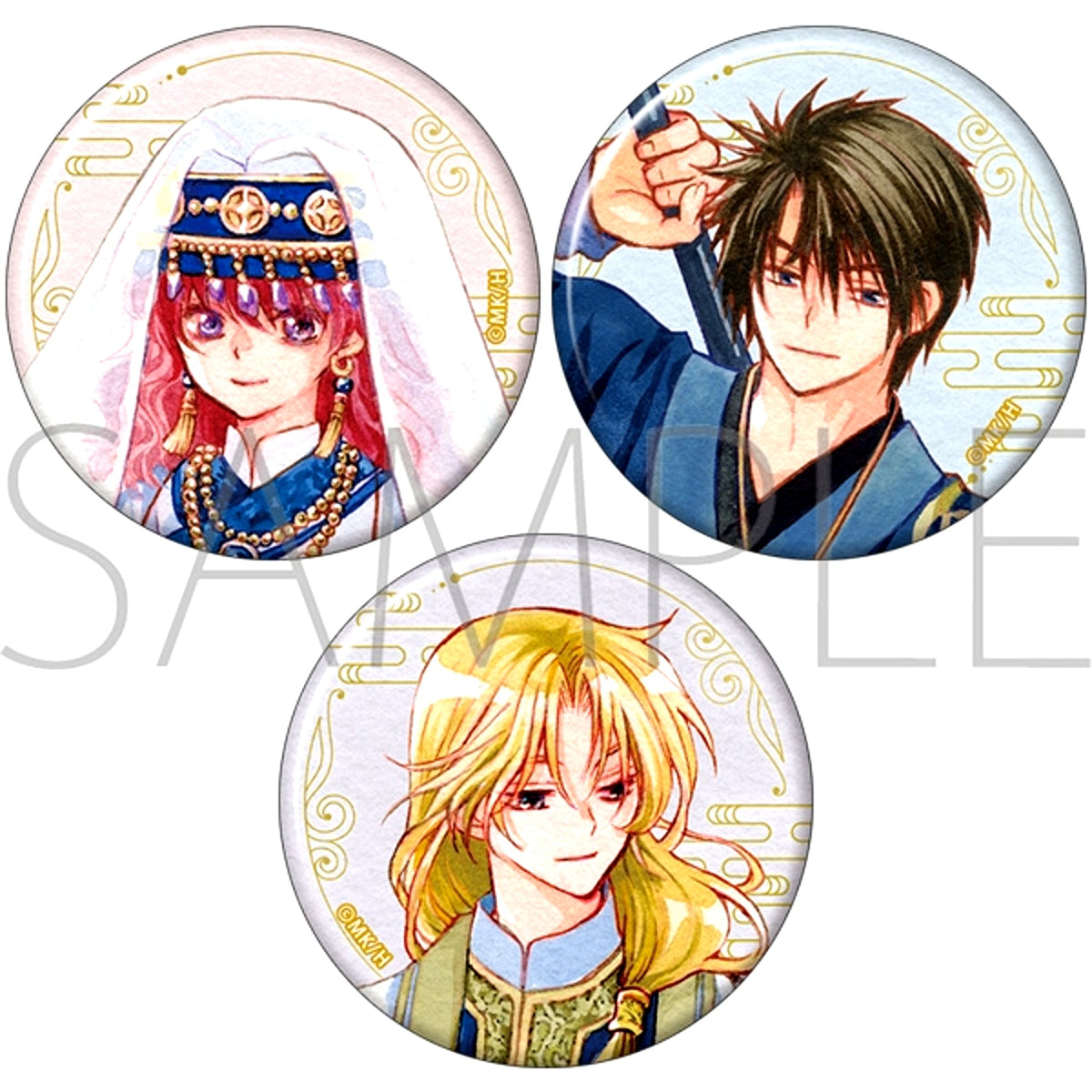 Yona of the Dawn Japanese Paper Style Button Set Goods - Badge [NEW]