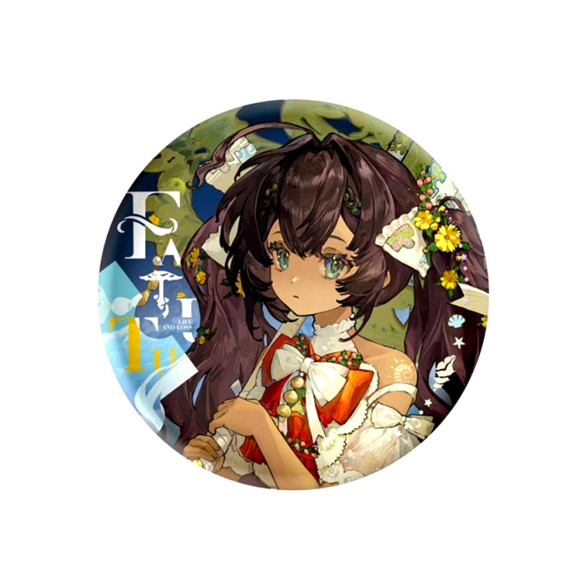 Reverse: 1999 *Life and Loss* Character Costume Can Badge - Fatutu [NEW]