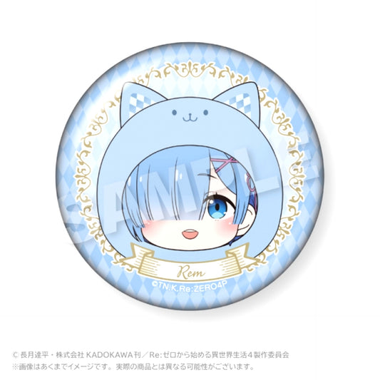 Re:ZERO -Starting Life in Another World- Marumeitsu Aurora Can Badge Rem [NEW]