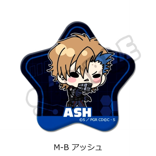 Code Geass: Roze of the Recapture Star-Shaped Can Badge M-B (Ash) [NEW]