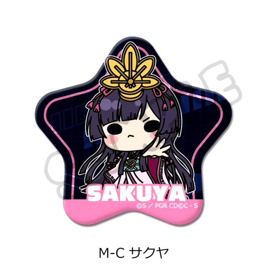 Code Geass: Roze of the Recapture Star-Shaped Can Badge M-C (Sakuya) [NEW]