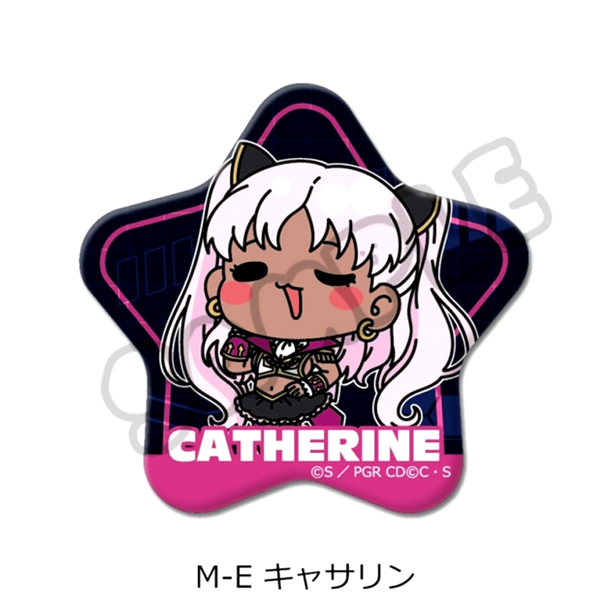 Code Geass: Roze of the Recapture Star-Shaped Can Badge M-E (Catherine) [NEW]