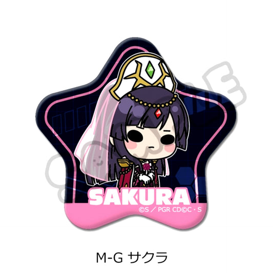 Code Geass: Roze of the Recapture Star-Shaped Can Badge M-G (Sakura) [NEW]