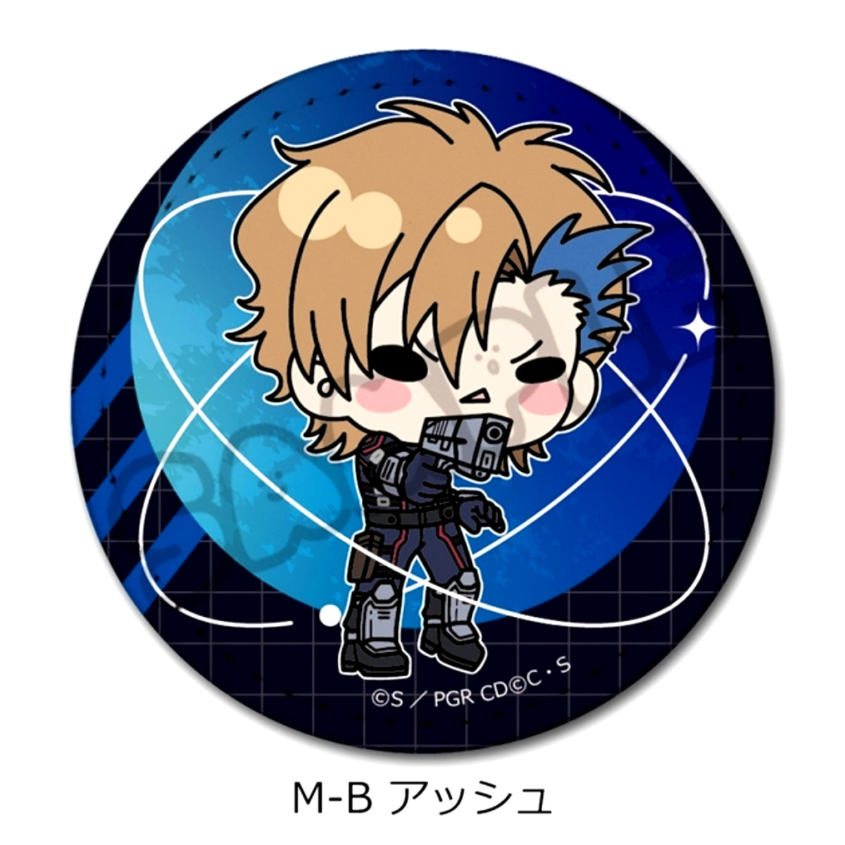 Code Geass: Roze of the Recapture Leather Badge M-B(Ashe) Goods - Badge [NEW]