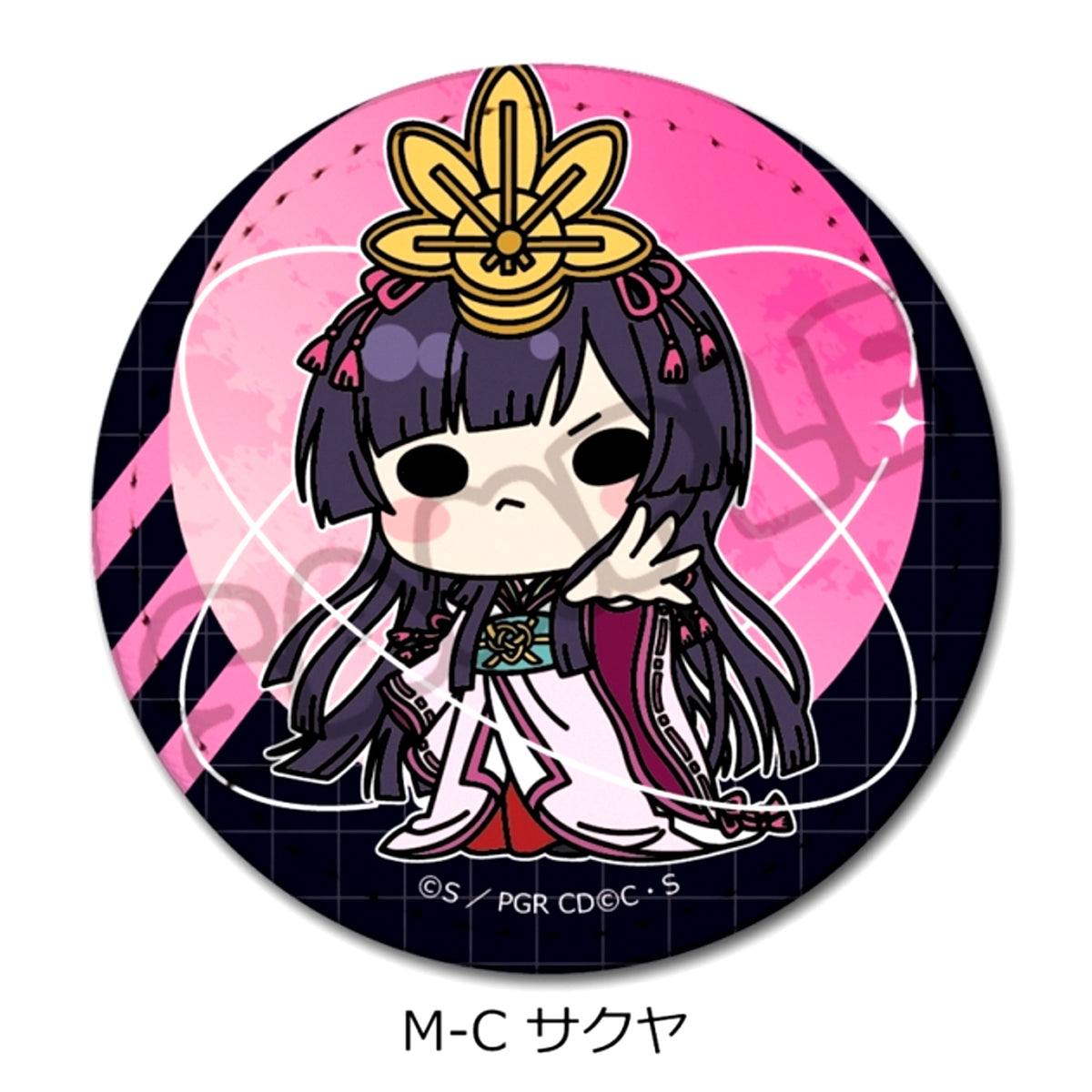 Code Geass: Roze of the Recapture Leather Badge M-C(Sakuya) Goods - Badge [NEW]