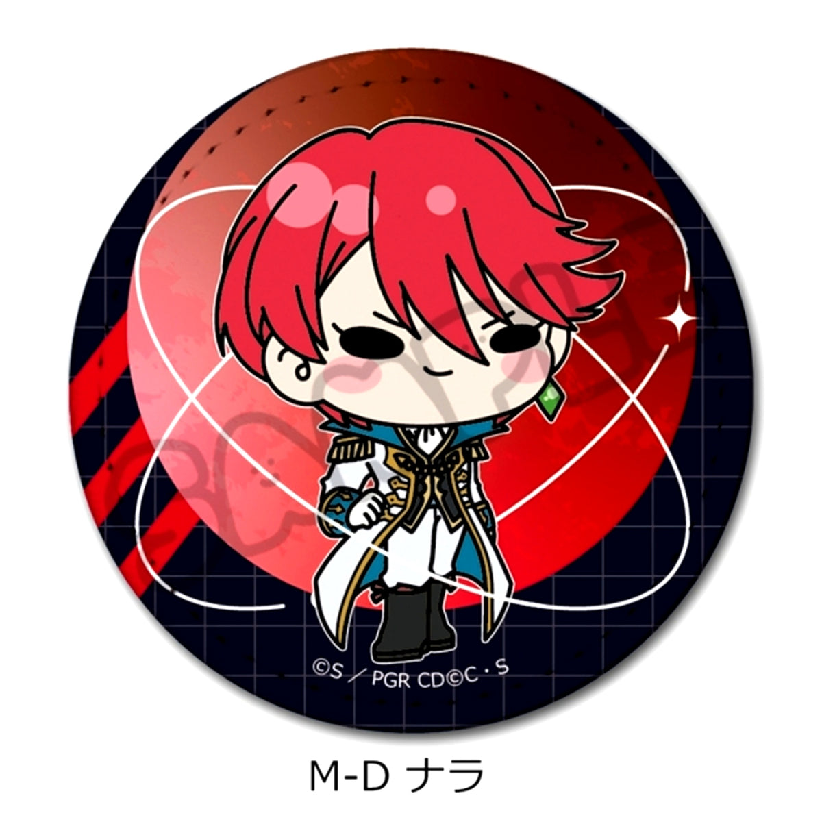 Code Geass: Roze of the Recapture Leather Badge M-D (Narah) [NEW]