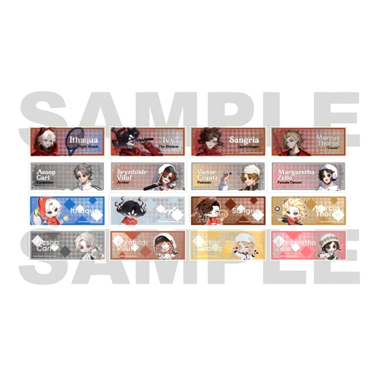 Identity V Trading Acrylic Name Plate [NEW]