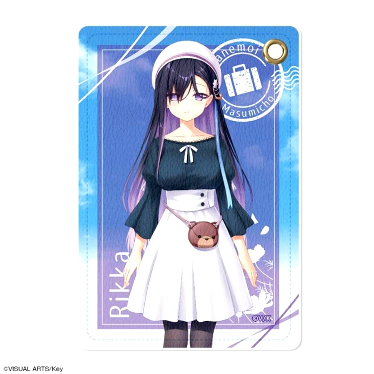 anemoi Leather Pass Case Design 05 (Rikka Hayakawa) [NEW]