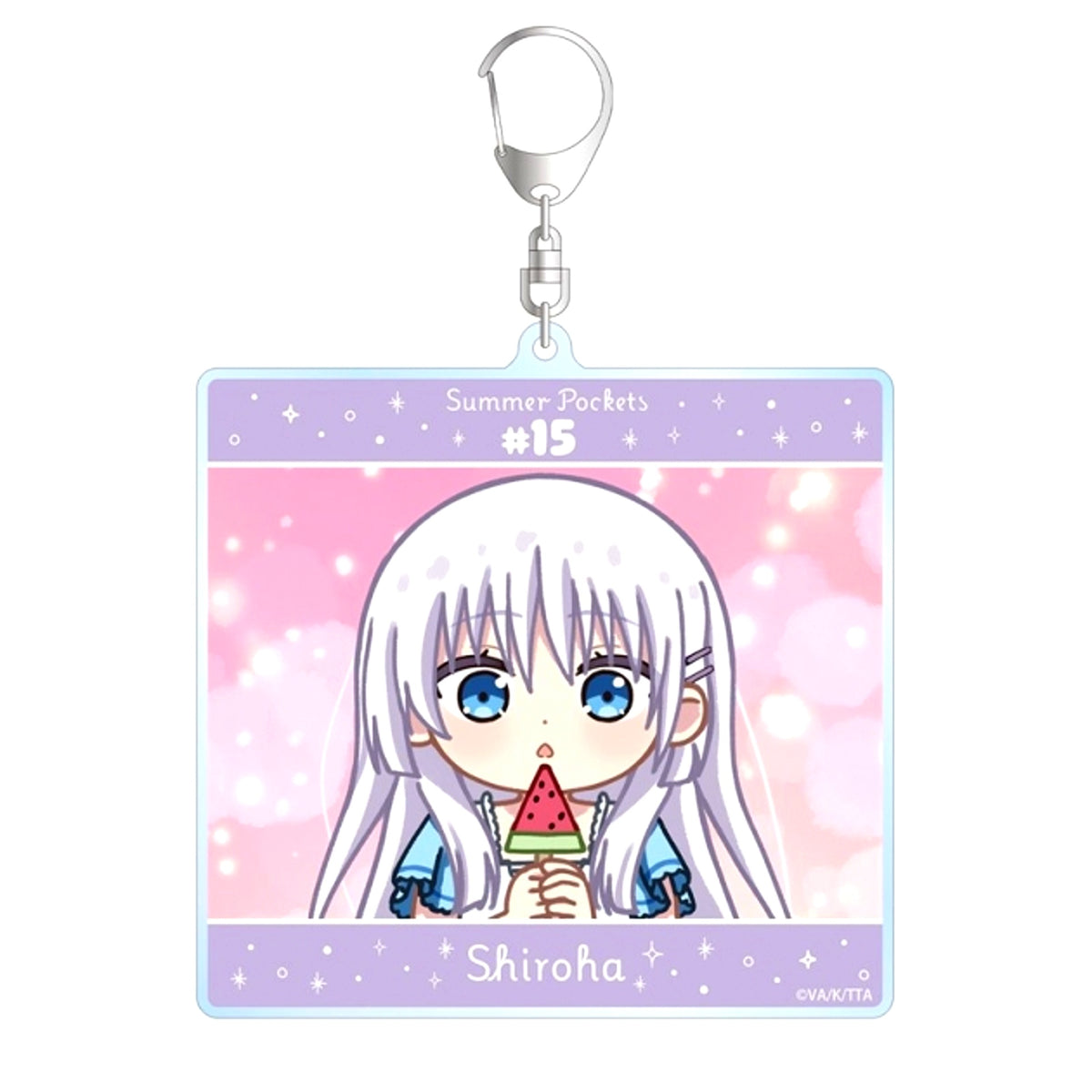 TV Anime Summer Pockets Naruse Shiroha Yurukoma BIG Acrylic Keychain ver.B Goods - Keychain [NEW]