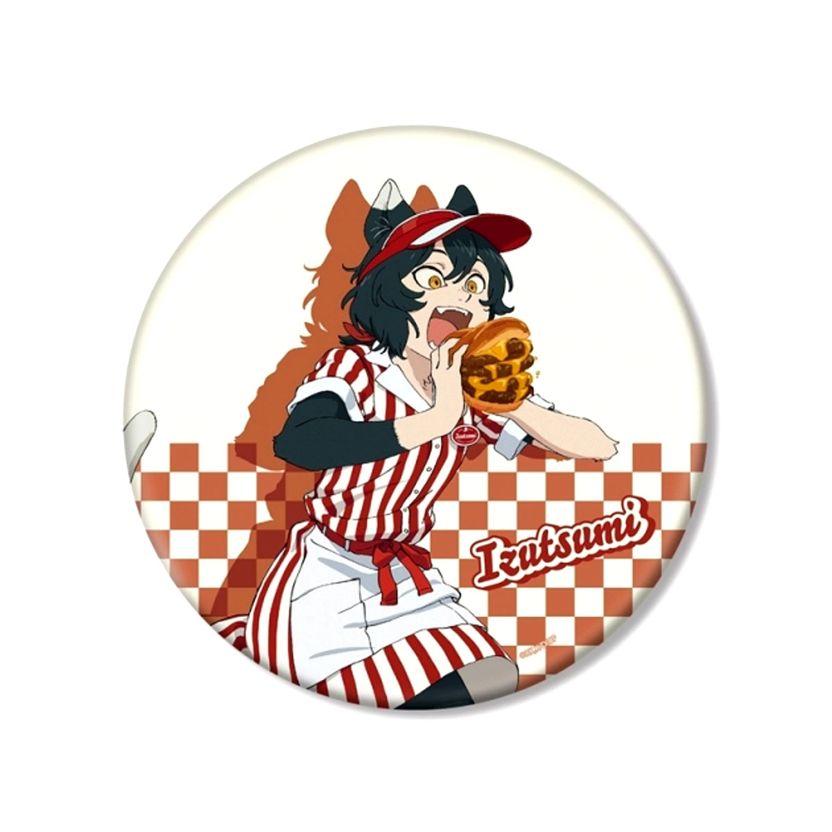 TV Anime Delicious in Dungeon Newly Drawn Izutsumi American Diner ver. BIG Can Badge (Reissue) [NEW]