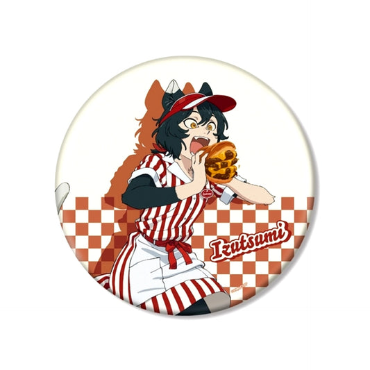 TV Anime Delicious in Dungeon Newly Drawn Izutsumi American Diner ver. BIG Can Badge (Reissue) [NEW]