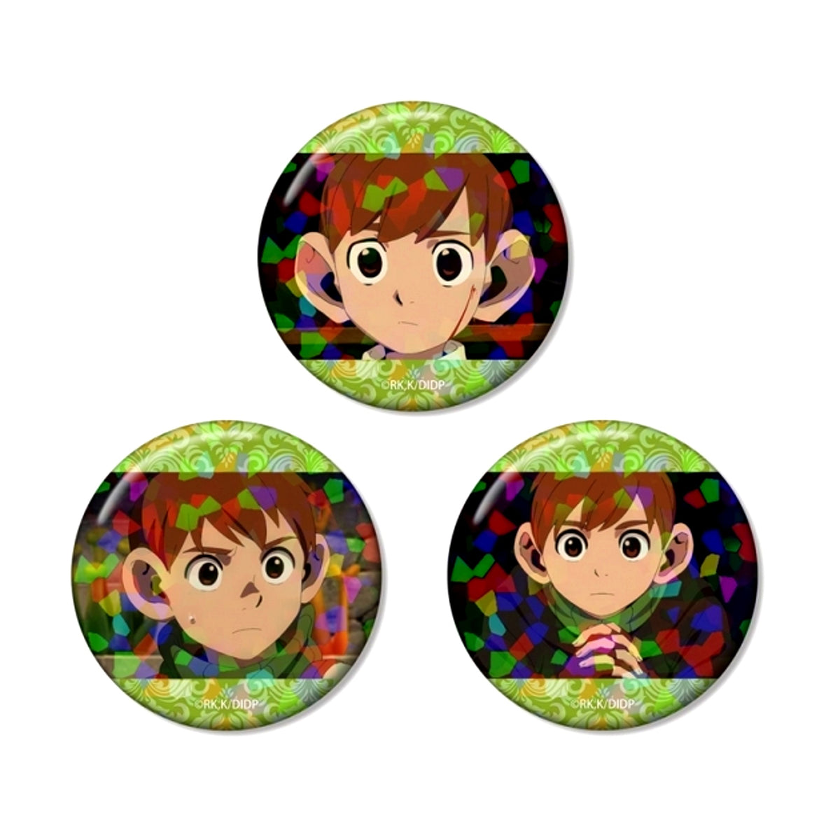 TV Anime Delicious in Dungeon Chilchuck Scene Photo Hologram Can Badge Set of 3 (Reissue) [NEW]