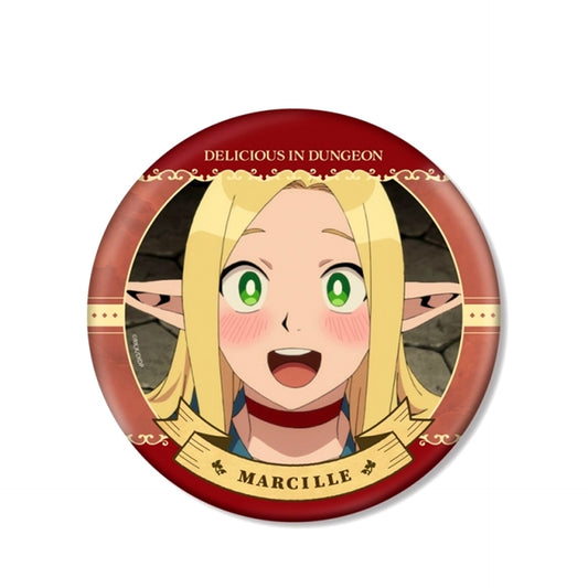 TV Anime Delicious in Dungeon Marcille Scene Shot B IG Button Goods - Badge Resale [NEW]