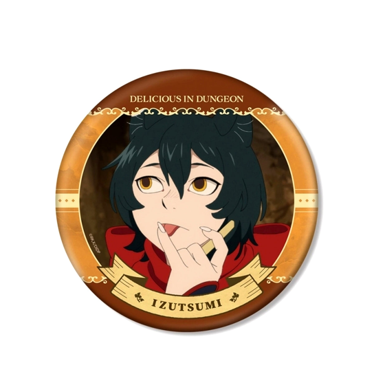 TV Anime Delicious in Dungeon Izutsumi Scene Shot B IG Button Goods - Badge Resale [NEW]