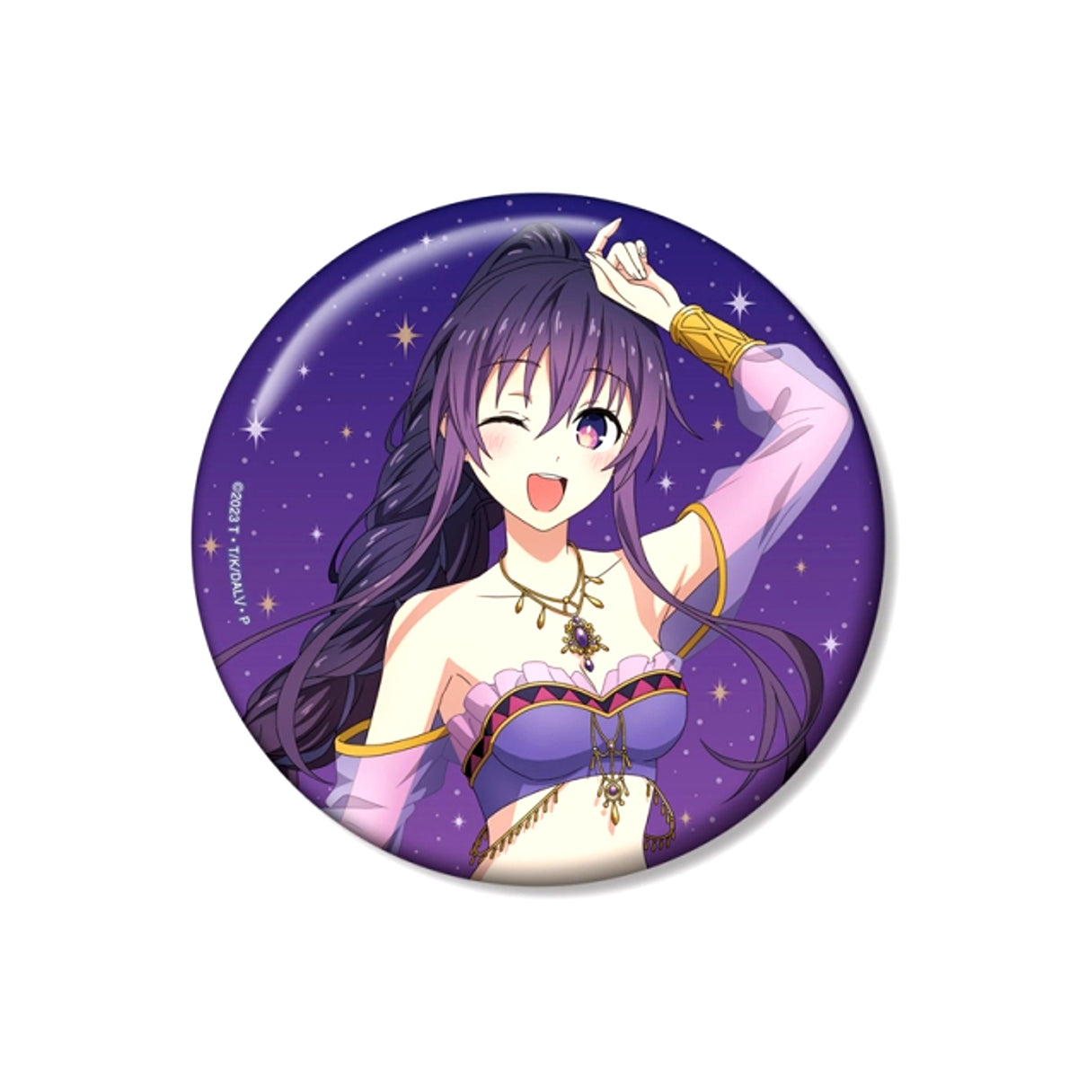 Anime Date A Live V Newly Drawn Tohka Yatogami Dancer ver. 100mm Can Badge (Reissue) [NEW]