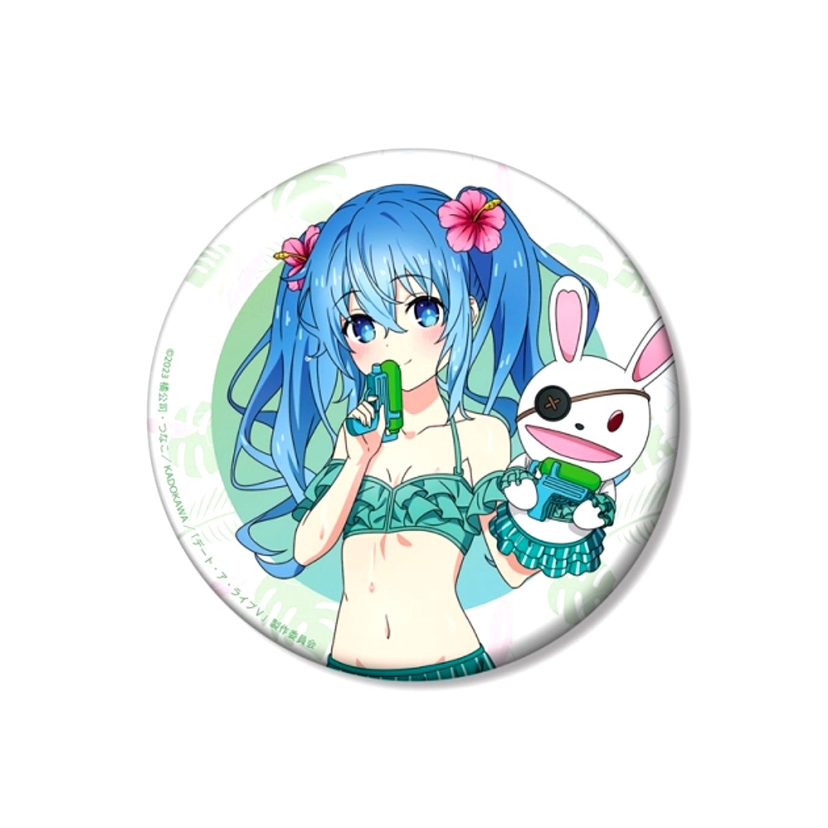 Anime Date A Live V Newly Drawn Yoshino Date A Vacance ver. 100mm Can Badge (Reissue) [NEW]