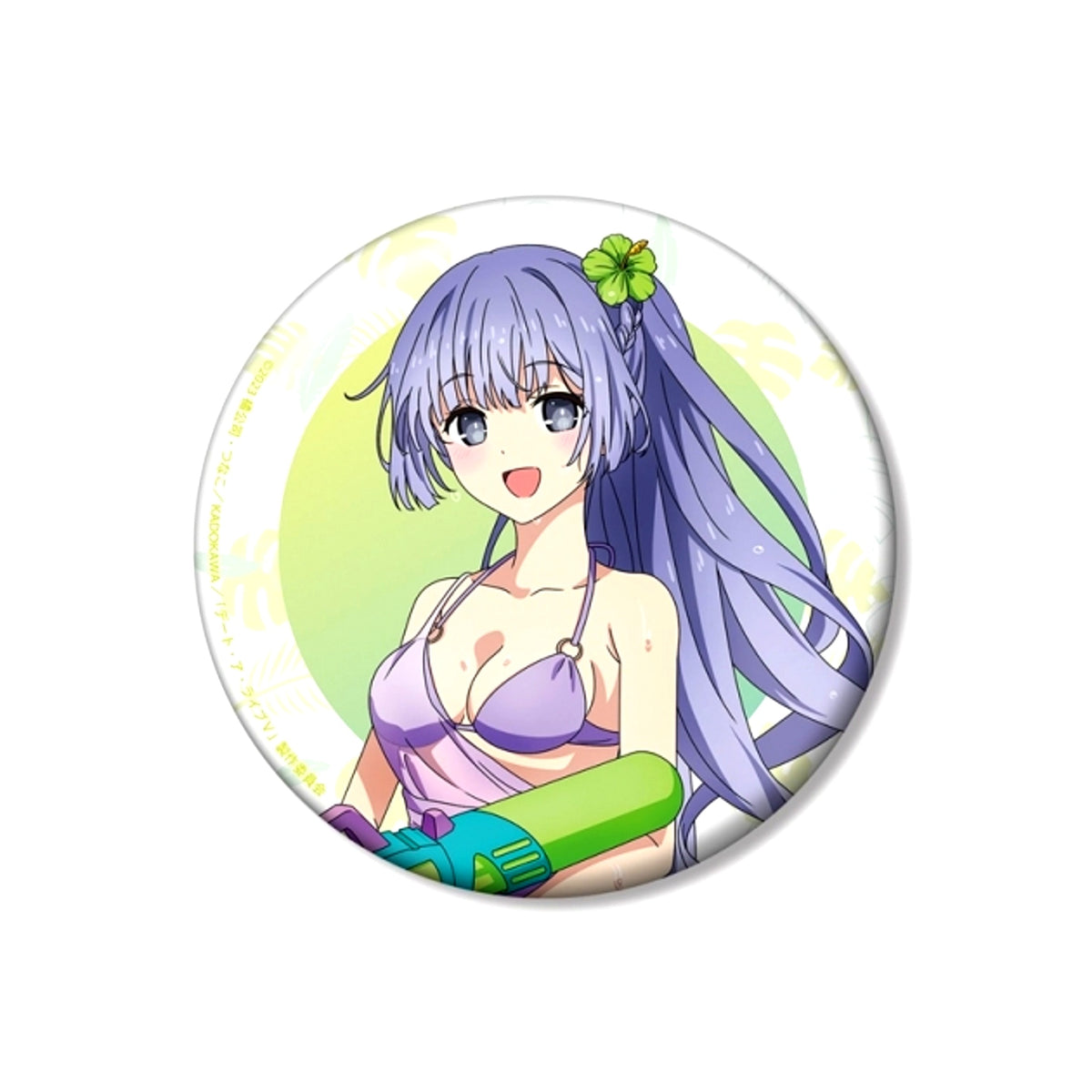 Anime Date A Live V Newly Drawn Miku Izayoi Date A Vacance ver. 100mm Can Badge (Reissue) [NEW]