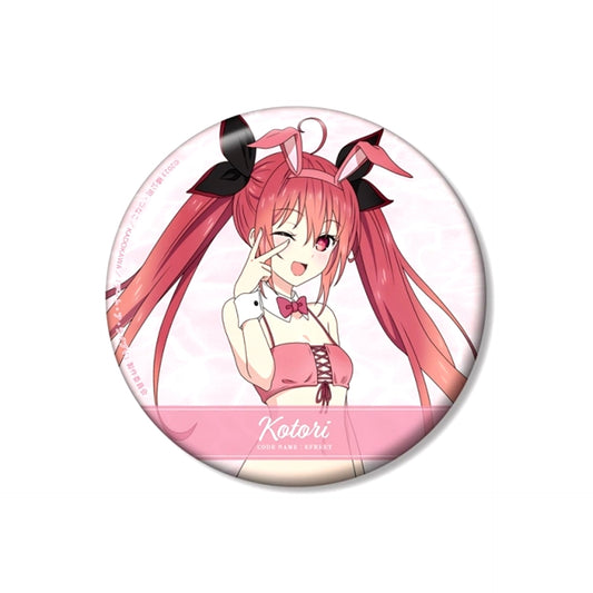 Anime Date A Live V Newly Drawn Kotori Itsuka Swimsuit Bunny ver. 100mm Can Badge (Reissue) [NEW]