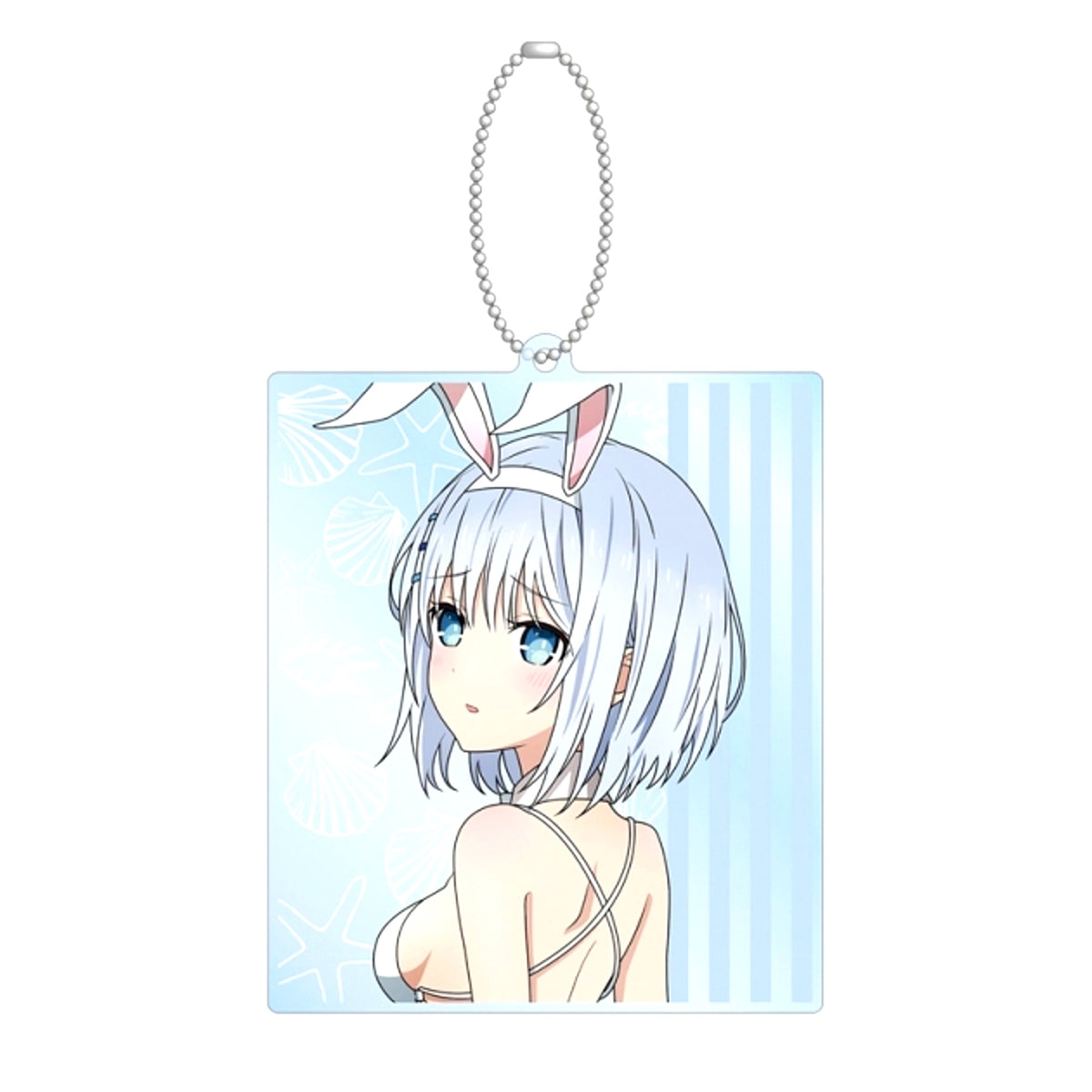 Date A Live IV Newly Drawn Origami Tobiichi Swimsuit Bunny ver. BIG Acrylic Keychain (Reissue) [NEW]