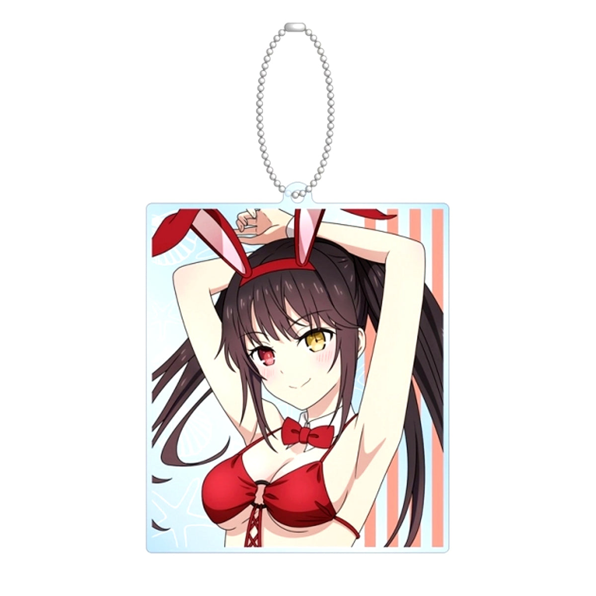 Date A Live IV Newly Drawn Kurumi Tokisaki Swimsuit Bunny ver. BIG Acrylic Keychain (Reissue) [NEW]