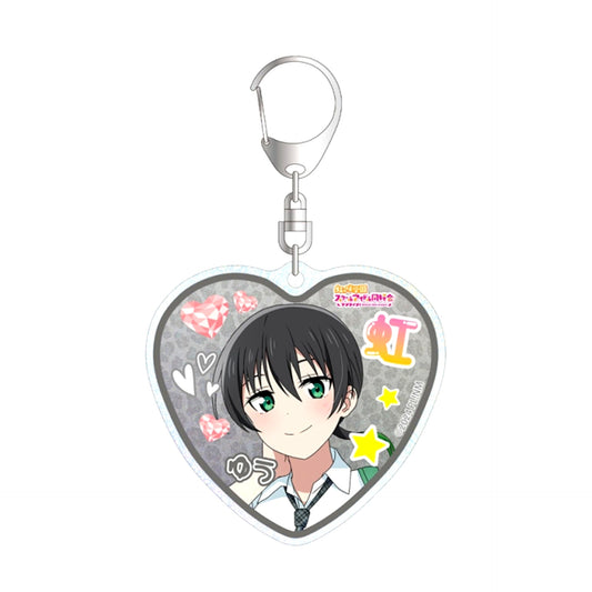Love Live! Nijigasaki High School Idol Club Newly Drawn Yu Takasaki Gal Uniform ver. Glitter Acrylic Keychain (Reissue) [NEW]