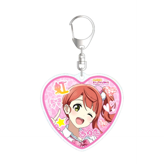 Love Live! Nijigasaki High School Idol Club Newly Drawn Ayumu Uehara Gal Uniform ver. Glitter Acrylic Keychain (Reissue) [NEW]