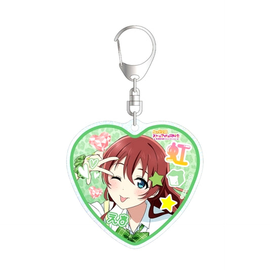 Love Live! Nijigasaki High School Idol Club Newly Drawn Emma Verde Gal Uniform ver. Glitter Acrylic Keychain (Reissue) [NEW]