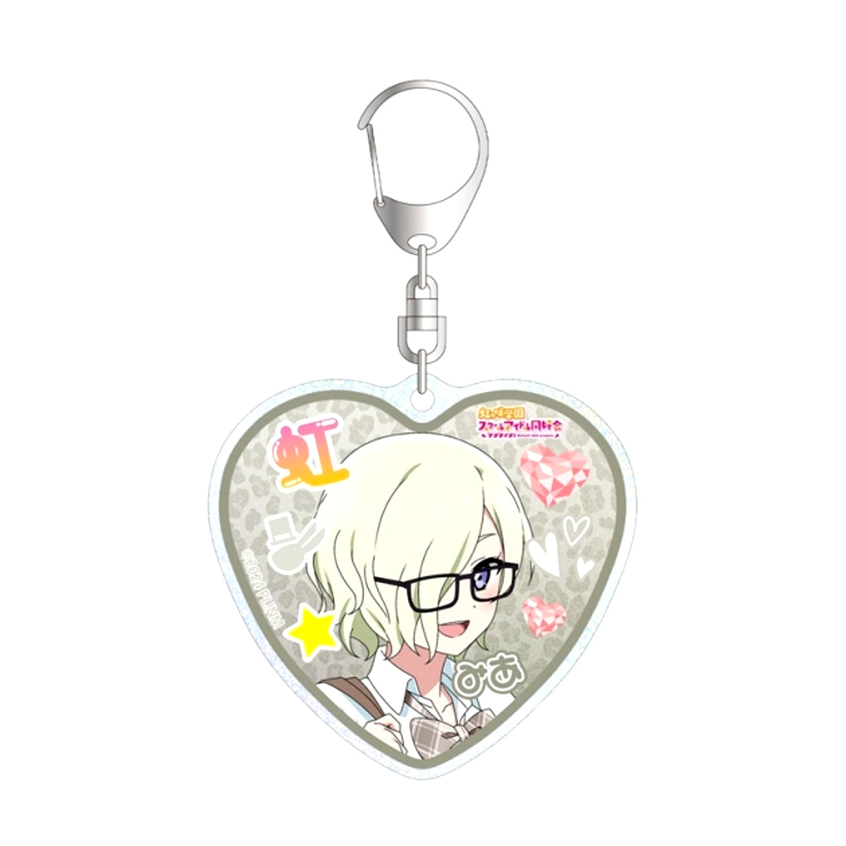 Love Live! Nijigasaki High School Idol Club Newly Drawn Mia Taylor Gal Uniform ver. Glitter Acrylic Keychain (Reissue) [NEW]