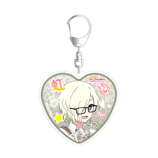 Love Live! Nijigasaki High School Idol Club Newly Drawn Mia Taylor Gal Uniform ver. Glitter Acrylic Keychain (Reissue) [NEW]